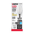 SATCO Lighting S21269 4W B11 LED, Frost, Candelabra Base, 90 CRI, 2700K, 120V