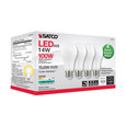 Satco Lighting SAT-S11424 14 Watt A19 LED - 4000K - Dimmable - Medium base - 230 deg. Beam Angle - 4-pack