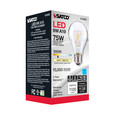 Satco Lighting SAT-S12423 10.5 Watt LED A19 - Clear - Medium Base - 3000K - 90 CRI - 120 Volt