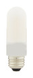 SATCO Lighting S11218 8W T10 LED, Frosted, Medium Base, 3000K, High Lumen, 120V, Non-Dimmable, Carded
