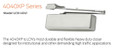 LCN 4041 Heavy Duty Door Closer — 4040XP Series overview slide showing model and institutional application description