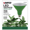 Satco Lighting SAT-S11442 16 Watt - PAR38 LED - Full Spectrum Plant Grow Lamp - Medium Base - 120 Volt