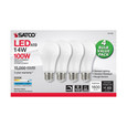 Satco Lighting SAT-S11425 14 Watt A19 LED - 5000K - Dimmable - Medium base - 230 deg. Beam Angle - 4-pack