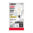 Satco Lighting SAT-S12408 5 Watt LED A19 - Clear - Medium Base - 2700K - 90 CRI - 120 Volt