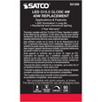SATCO Lighting S21206 4W G16.5 LED, Clear, Candelabra Base, 90 CRI, 4000K, 120V