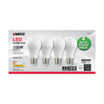 SATCO Lighting S12440 13.5W A19 LED, 100W Replacement, Soft White, Medium Base, 2700K, 120V, 4-Pack