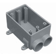 Thomas & Betts E982DFN 1/2 INCH FSS 1-GANG WP BOX