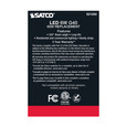 Satco Lighting SAT-S21255 6 Watt G40 LED - White - Medium base - 90 CRI - 2700K - 120 Volt