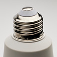 SATCO Lighting S11482 Ultra Bright Utility Lamp, 36W, PS30 LED, Dimmable, White Finish, Medium Base, 5000K, 120V, High Lumen