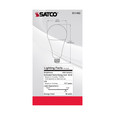 SATCO Lighting S11482 Ultra Bright Utility Lamp, 36W, PS30 LED, Dimmable, White Finish, Medium Base, 5000K, 120V, High Lumen