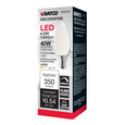 SATCO Lighting S12118 4.5W, B11 LED, Frosted, 350 Lumens, 4000K, European Base, 120V