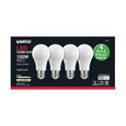 SATCO Lighting S12441 13.5W A19 LED, 100W Replacement, Soft White, Medium Base, 3000K, 120V, 4-Pack