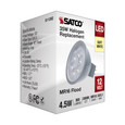 Satco Lighting SAT-S11392 4.5 Watt MR16 LED - Silver Finish - 3000K - GU5.3 Base - 360 Lumens - 12 Volt