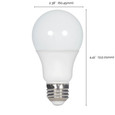 SATCO Lighting S11413 9W A19 LED, 4000K, Medium Base, 220 degree Beam Angle, 100-Pack