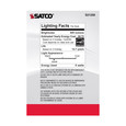 Satco Lighting SAT-S21256 6 Watt G40 LED - White - Medium base - 90 CRI - 3000K - 120 Volt