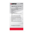 SATCO Lighting S11483 Ultra Bright Utility Lamp, 36W, PS30 LED, Dimmable, White Finish, Mogul Base, 2700K, 120V, High Lumen