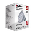 Satco Lighting SAT-S11393 4.5 Watt MR16 LED - Silver Finish - 3500K - GU5.3 Base - 360 Lumens - 12 Volt