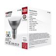 SATCO Lighting S11586 11W PAR30LN LED, Medium Base, Silver Finish, CCT Selectable, 120V, 40 degree Beam Angle