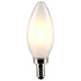 SATCO Lighting S21272 4W B11 LED, Frost, Candelabra Base, 90 CRI, 5000K, 120V
