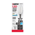 SATCO Lighting S21272 4W B11 LED, Frost, Candelabra Base, 90 CRI, 5000K, 120V