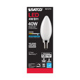 SATCO Lighting S21272 4W B11 LED, Frost, Candelabra Base, 90 CRI, 5000K, 120V