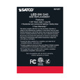 SATCO Lighting S21257 6W G40 LED, White, Medium Base, 90 CRI, 4000K, 120V