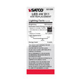 Satco Lighting SAT-S21289 4 Watt B11 LED - Frost - Medium base - 90 CRI - 4000K - 120 Volt