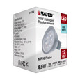 Satco Lighting SAT-S11394 4.5 Watt MR16 LED - Silver Finish - 4000K - GU5.3 Base - 360 Lumens - 12 Volt