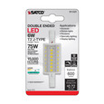 Satco Lighting SAT-S11221 6 Watt LED Bulb - J-Type T3 78mm - 120 Volt - R7S Base - 4000K - Double Ended - 200 Degree Beam Angle