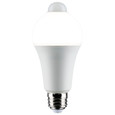 SATCO Lighting S11445 12W A19 LED, White, 3000K, 1050 Lumens, 120V, PIR Sensor, Non-Dimmable