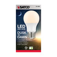 Satco Lighting SAT-S11429 8.5 Watt - A19 LED - Dusk to Dawn - 2700K - 90CRI - Medium base - 200 deg. Beam Angle - 120 Volt