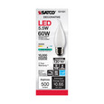 SATCO Lighting S21321 5.5W CA10 LED, Frost, Medium Base, 90 CRI, 4000K, 120V