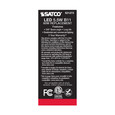 SATCO Lighting S21273 5.5W B11 LED, Clear, Candelabra Base, 90 CRI, 2700K, 120V