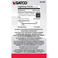 SATCO Lighting S21209 5.5W G16.5 LED, Clear, Candelabra Base, 90 CRI, 2700K, 120V