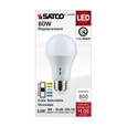 SATCO Lighting S11791 8.8W A19 LED, Medium Base, CCT Selectable, 120V, White Finish