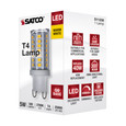 SATCO Lighting S11238 5W G9 LED, Clear, 2700K, T4 Shape, 120V