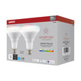 SATCO Lighting S11276 9.5W, BR30 LED, RGB & Tunable White, Starfish IOT, 120V, 760 Lumens, 2-Pack
