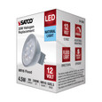 Satco Lighting SAT-S11395 4.5 Watt MR16 LED - Silver Finish - 5000K - GU5.3 Base - 360 Lumens - 12 Volt