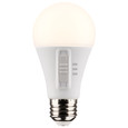 SATCO Lighting S11772 12W A19 LED, Medium Base, CCT Selectable, White Finish, 90 CRI, 120V