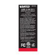 SATCO Lighting S21274 5.5W B11 LED, Clear, Candelabra Base, 90 CRI, 3000K, 120V