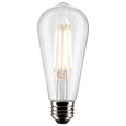 SATCO Lighting S21365 8W ST19 LED, Clear, Medium Base, 90 CRI, 4000K, 120V