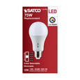 Satco Lighting SAT-S11792 12 Watt A19 LED - Medium Base - CCT Selectable - 120 Volt - White Finish