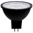 SATCO Lighting S11396 4.5W MR16 LED, Black Finish, 3000K, GU5.3 Base, 360 Lumens, 12V