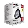 SATCO Lighting S11396 4.5W MR16 LED, Black Finish, 3000K, GU5.3 Base, 360 Lumens, 12V