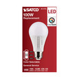 SATCO Lighting S11773 14W A19 LED, Medium Base, CCT Selectable, White Finish, 90 CRI, 120V