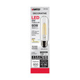 SATCO Lighting S21351 8W T10 LED, Clear, Medium Base, 90 CRI, 3000K, 120V