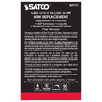 SATCO Lighting S21211 5.5W G16.5 LED, Clear, Candelabra Base, 90 CRI, 4000K, 120V