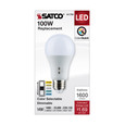 Satco Lighting SAT-S11793 14 Watt A19 LED - Medium Base - CCT Selectable - 120 Volt - White Finish