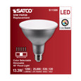SATCO Lighting S11589 13.3W PAR38 LED, Medium Base, Silver Finish, CCT Selectable, 120V, 40 degree Beam Angle