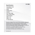SATCO Lighting S11589 13.3W PAR38 LED, Medium Base, Silver Finish, CCT Selectable, 120V, 40 degree Beam Angle
